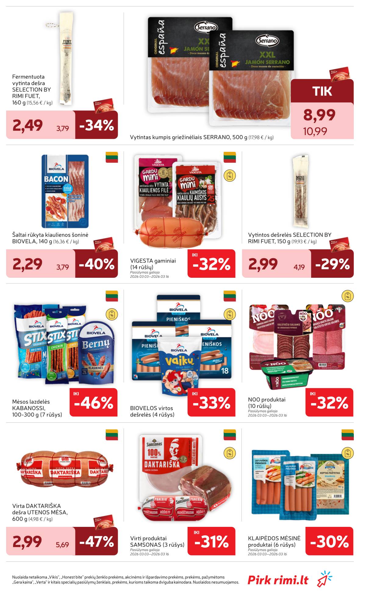 Rimi - RIMI Savaitinis akcijų leidinys Nr. 11 | 2026-03-10 - 2026-03-16 21 puslapis