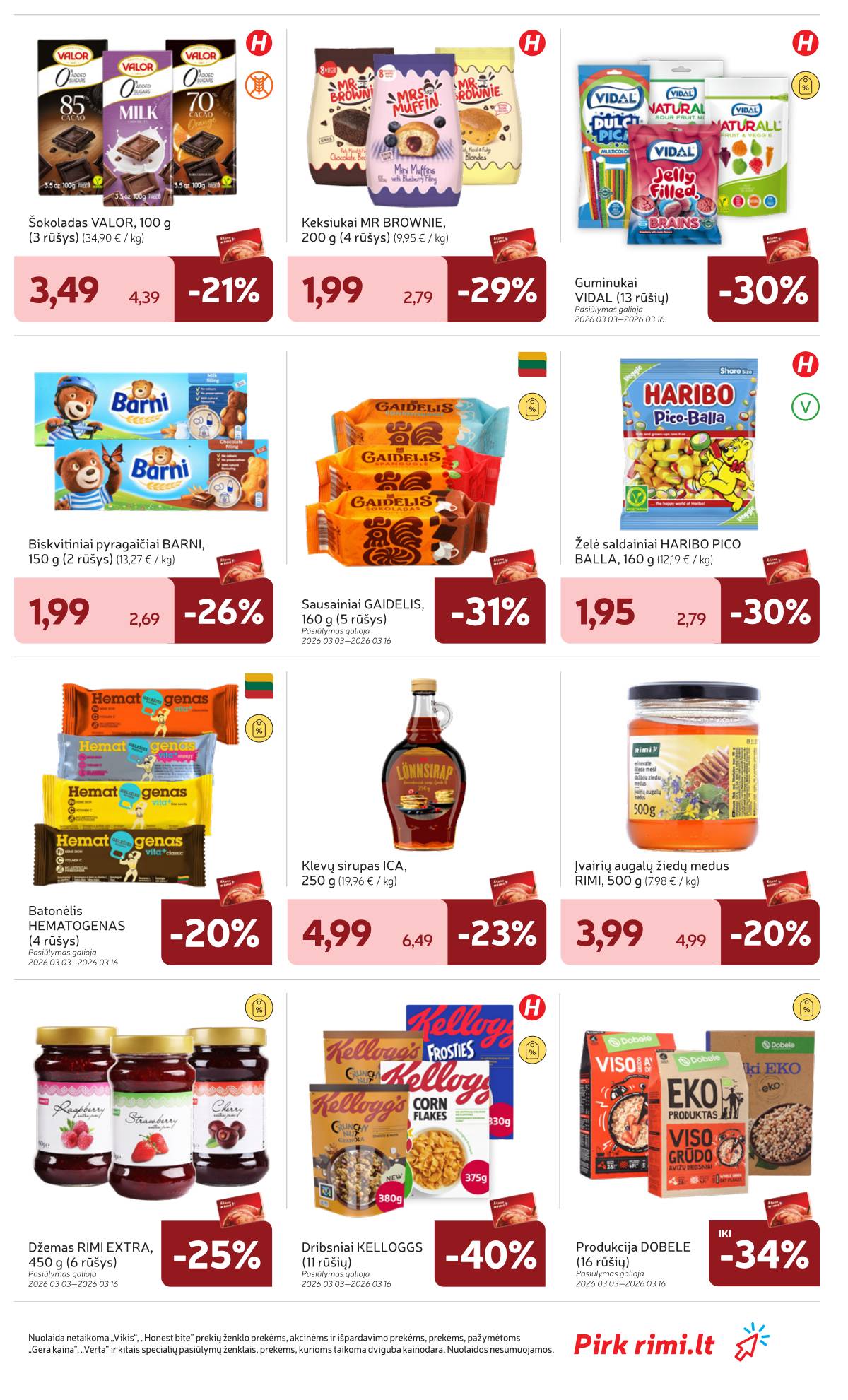 Rimi - RIMI Savaitinis akcijų leidinys Nr. 11 | 2026-03-10 - 2026-03-16 29 puslapis