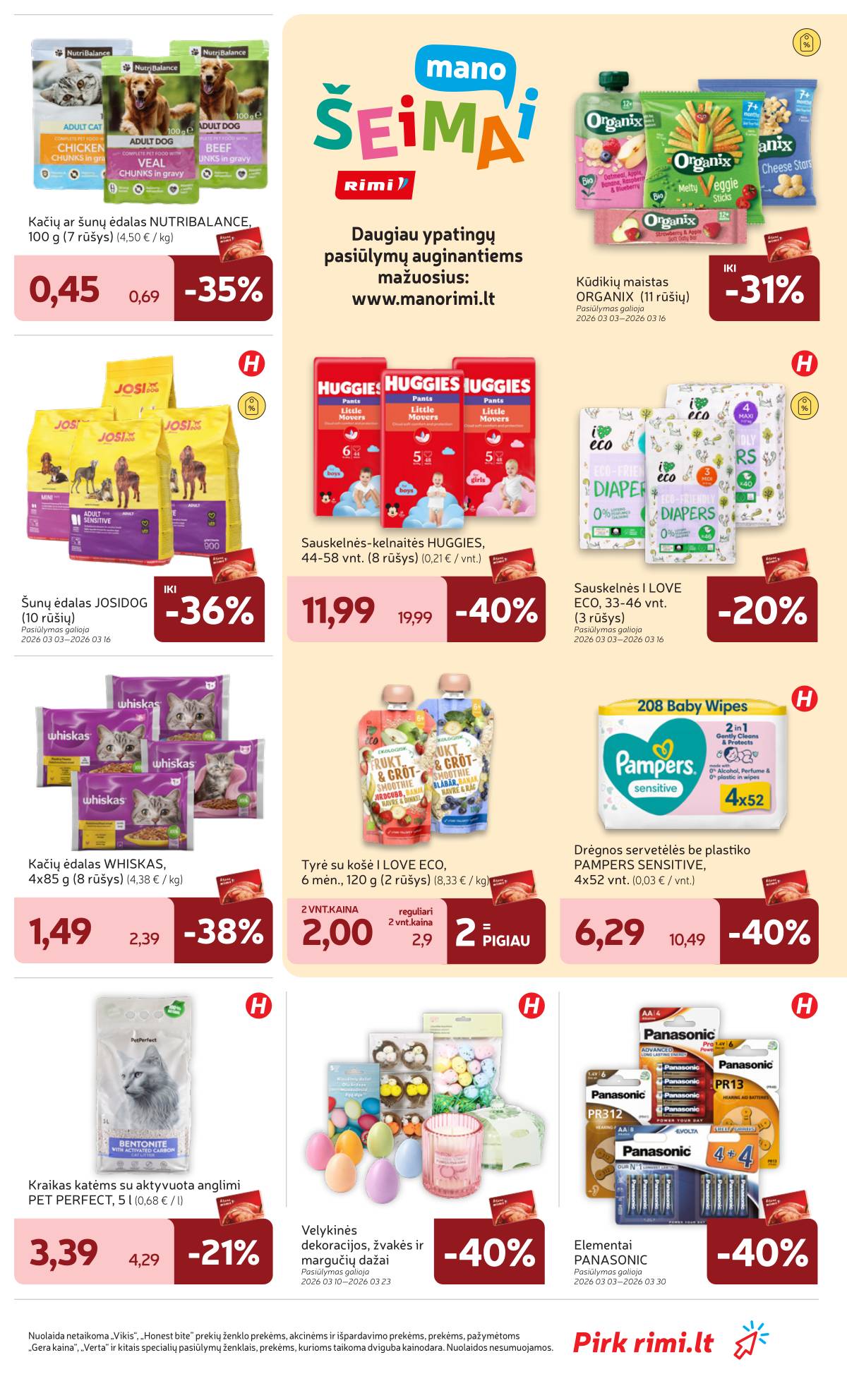 Rimi - RIMI Savaitinis akcijų leidinys Nr. 11 | 2026-03-10 - 2026-03-16 35 puslapis