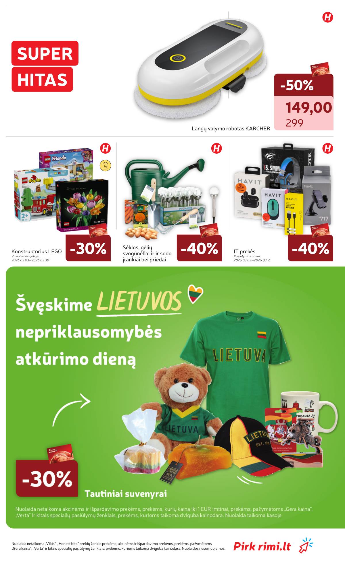 Rimi - RIMI Savaitinis akcijų leidinys Nr. 11 | 2026-03-10 - 2026-03-16 43 puslapis