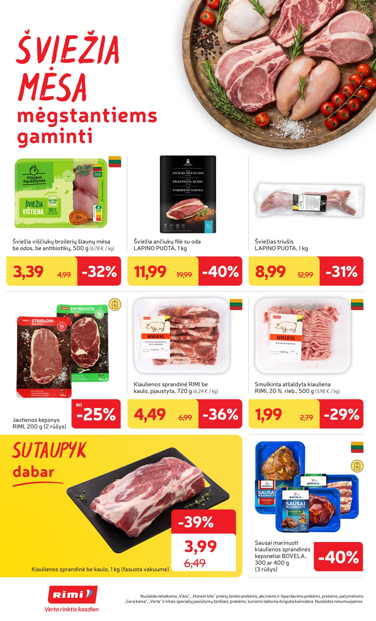 Rimi - RIMI Savaitinis akcijų leidinys Nr. 12 | 2026-03-17 - 2026-03-23 12 puslapis