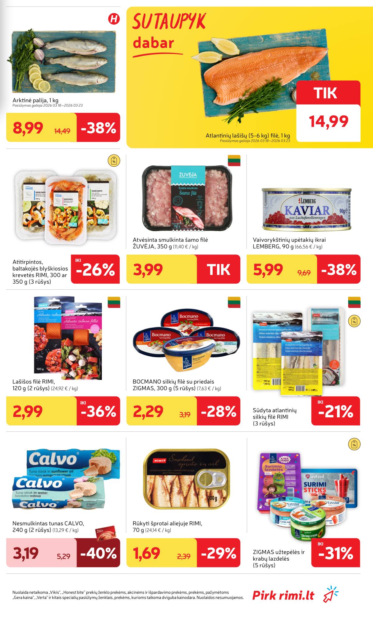 Rimi - RIMI Savaitinis akcijų leidinys Nr. 12 | 2026-03-17 - 2026-03-23 13 puslapis