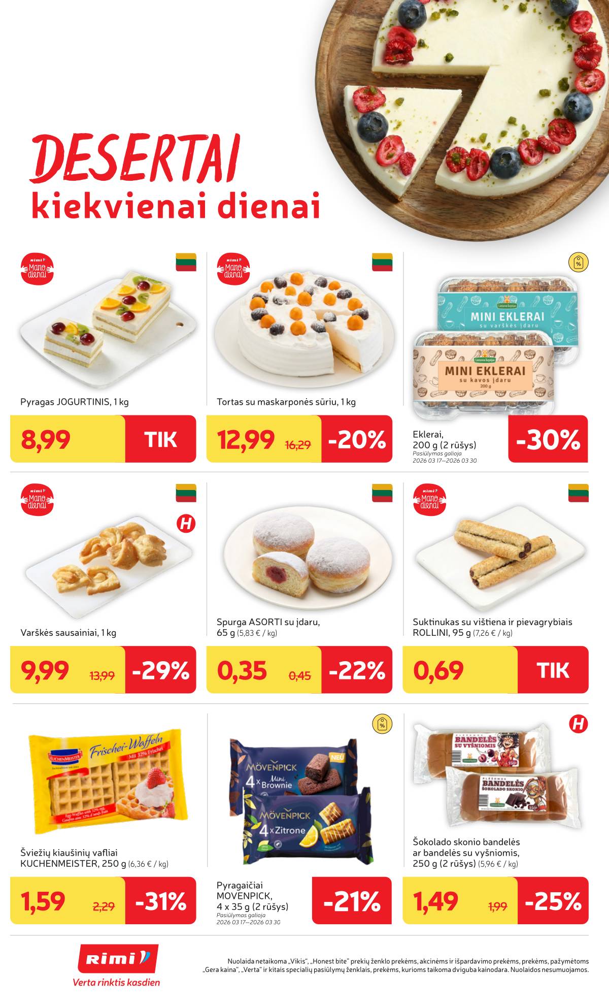 Rimi - RIMI Savaitinis akcijų leidinys Nr. 12 | 2026-03-17 - 2026-03-23 14 puslapis