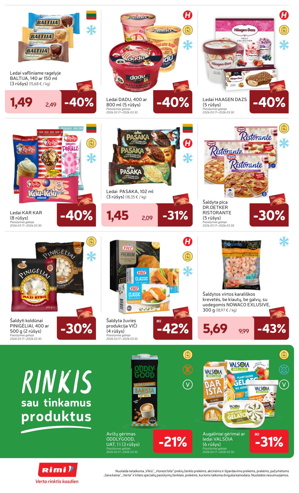 Rimi - RIMI Savaitinis akcijų leidinys Nr. 12 | 2026-03-17 - 2026-03-23 20 puslapis