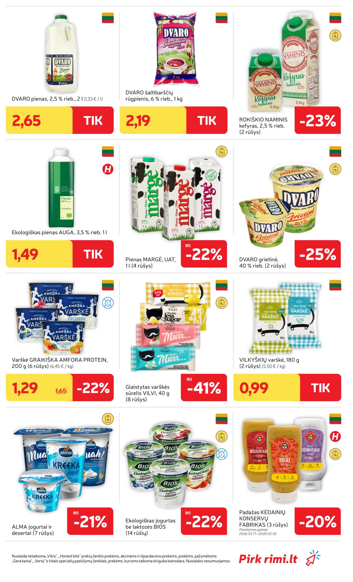 Rimi - RIMI Savaitinis akcijų leidinys Nr. 12 | 2026-03-17 - 2026-03-23 23 puslapis