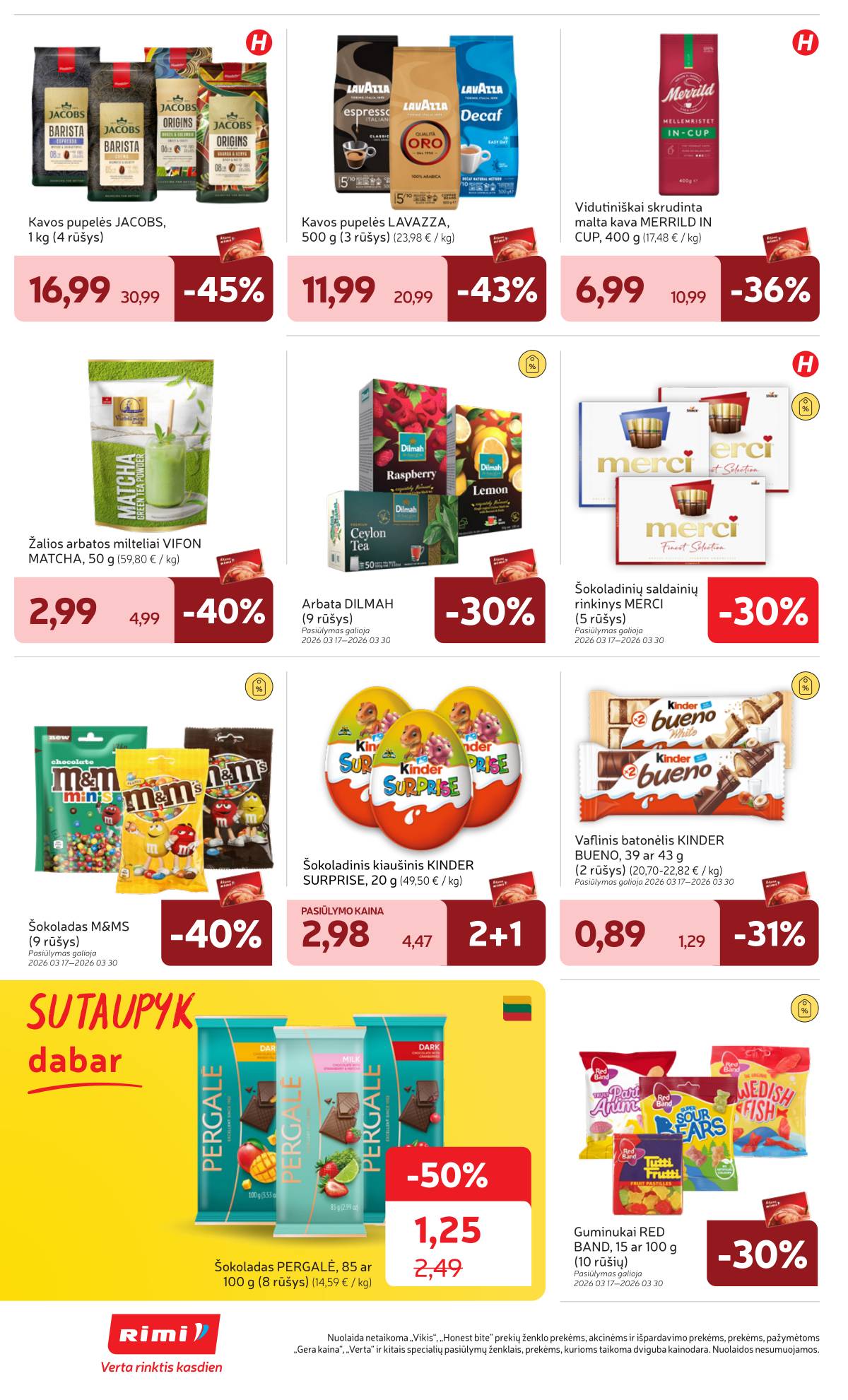 Rimi - RIMI Savaitinis akcijų leidinys Nr. 12 | 2026-03-17 - 2026-03-23 24 puslapis