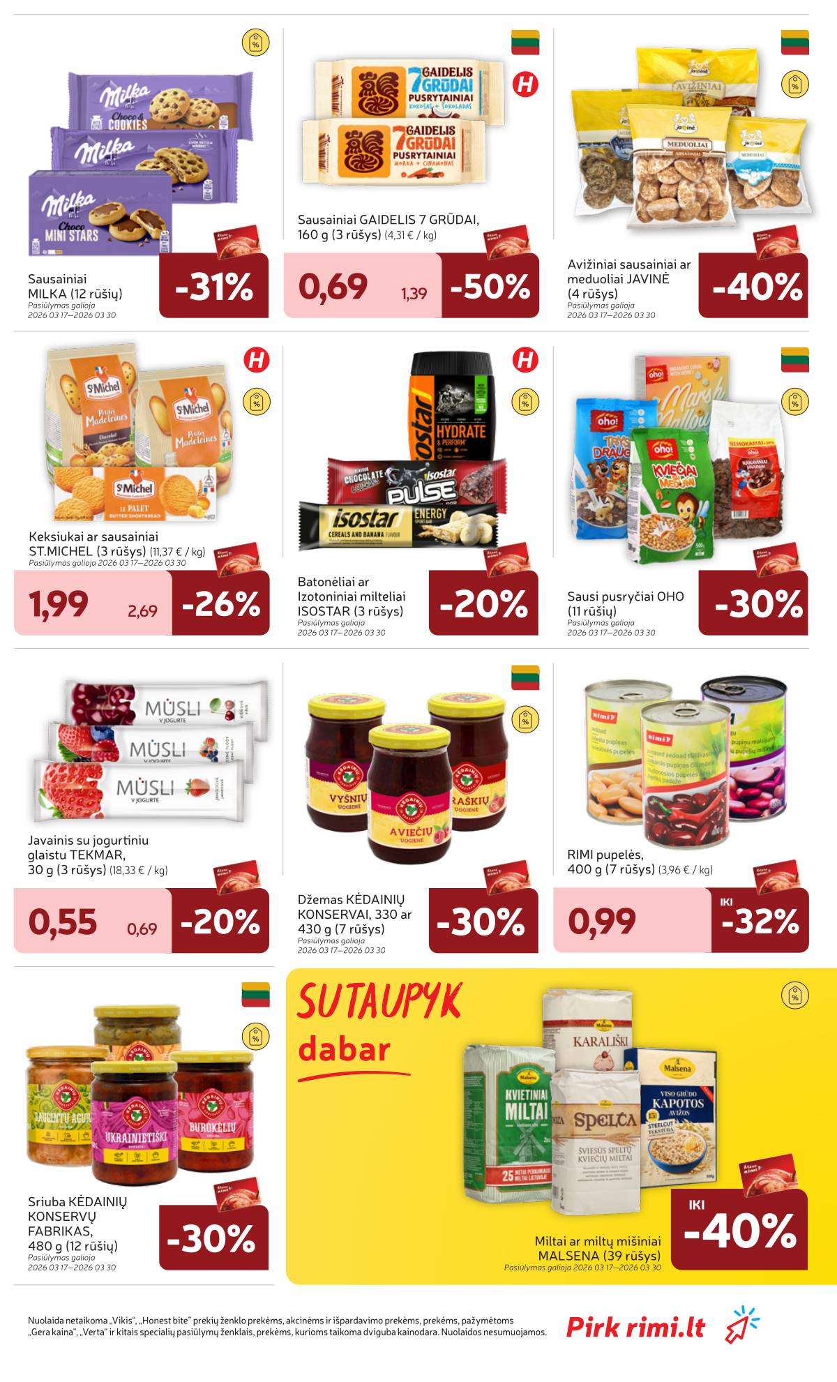 Rimi - RIMI Savaitinis akcijų leidinys Nr. 12 | 2026-03-17 - 2026-03-23 25 puslapis