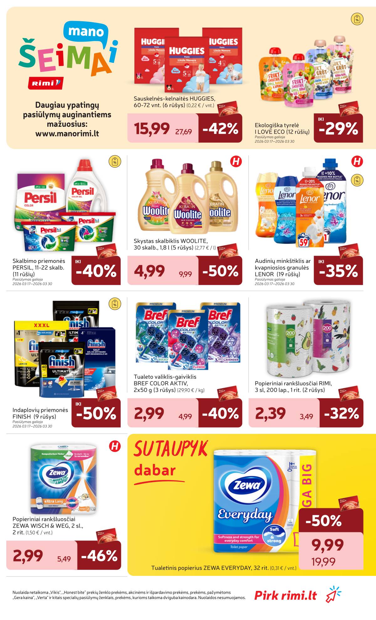 Rimi - RIMI Savaitinis akcijų leidinys Nr. 12 | 2026-03-17 - 2026-03-23 35 puslapis