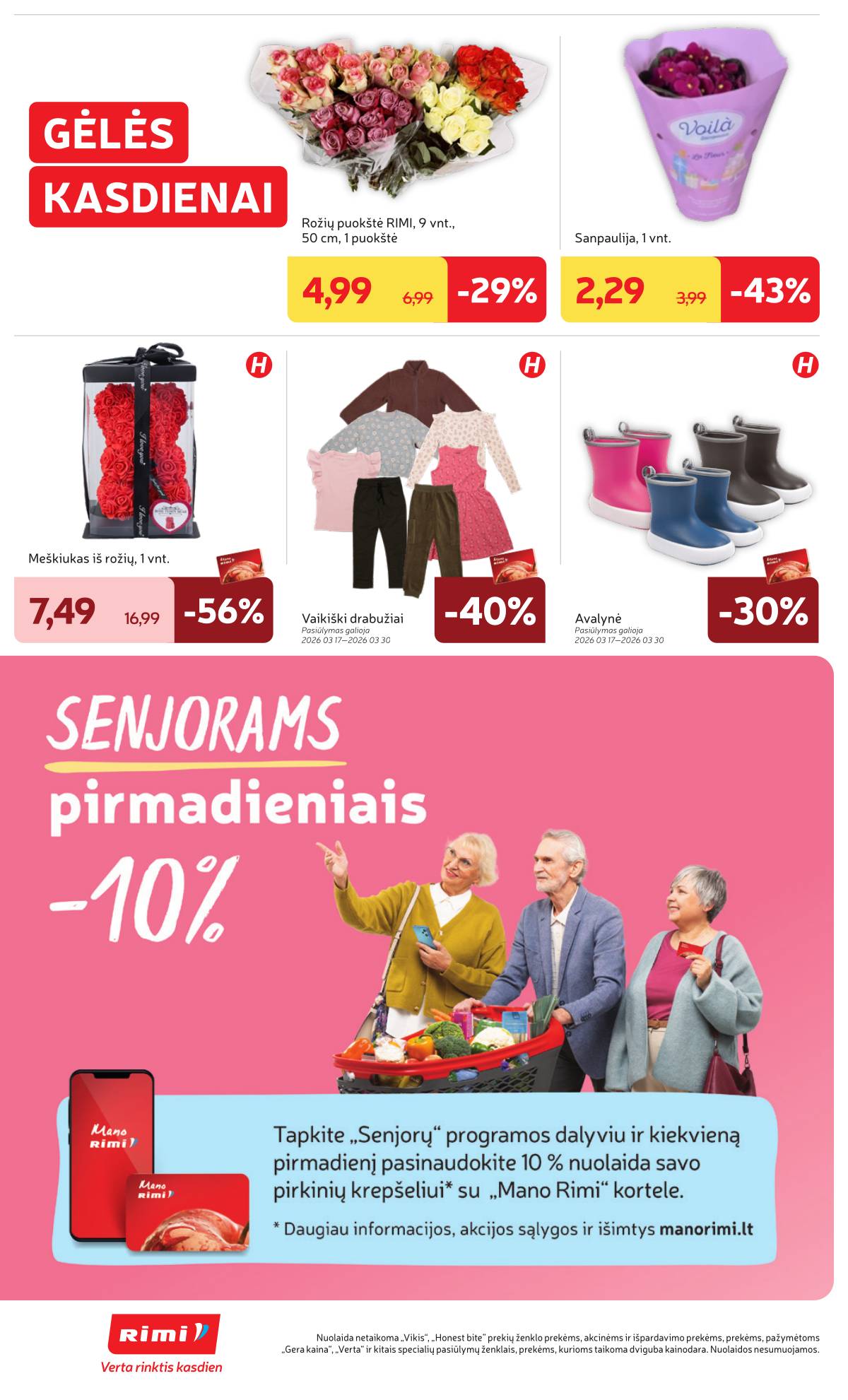 Rimi - RIMI Savaitinis akcijų leidinys Nr. 12 | 2026-03-17 - 2026-03-23 36 puslapis