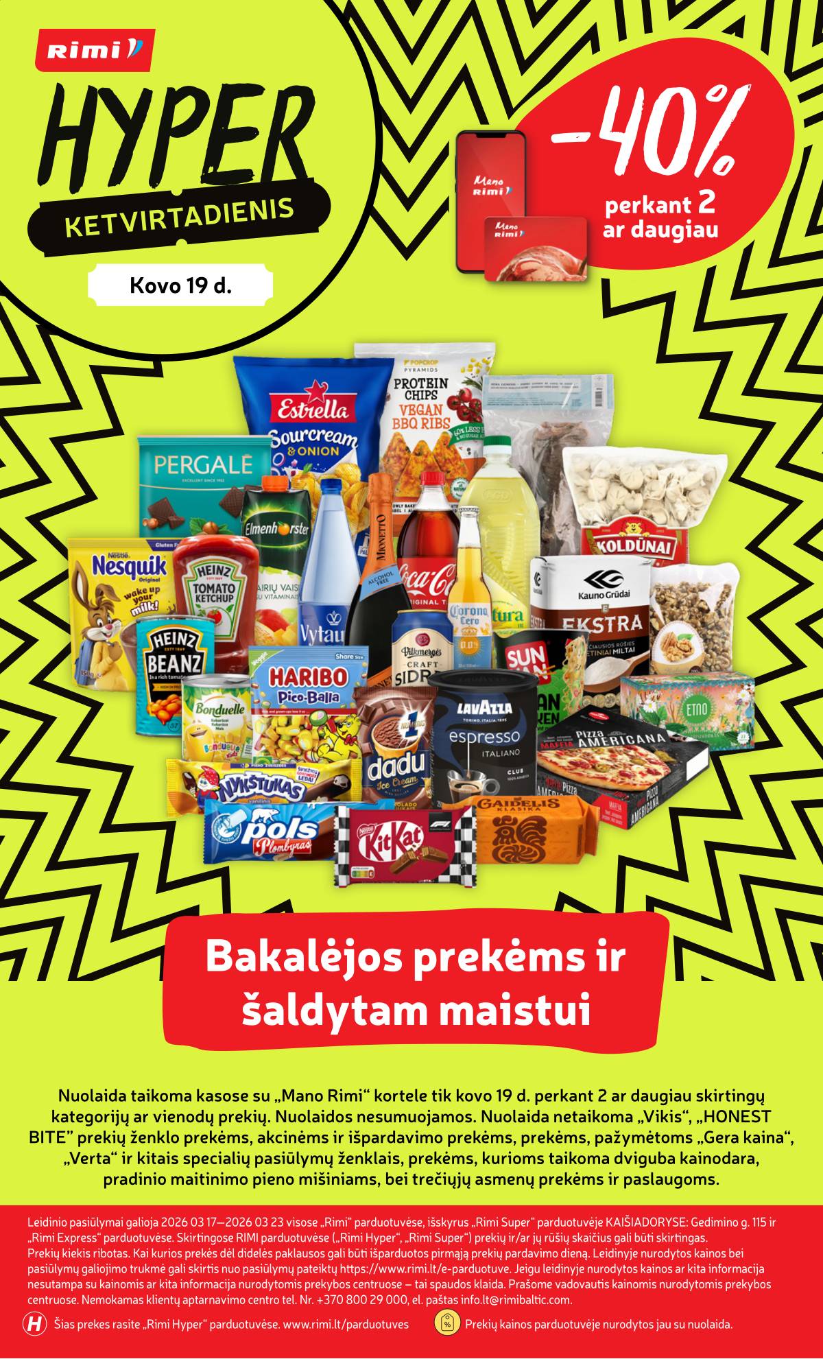 Rimi - RIMI Savaitinis akcijų leidinys Nr. 12 | 2026-03-17 - 2026-03-23 39 puslapis