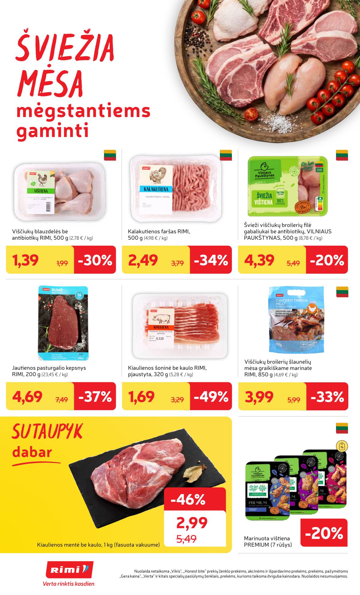 Rimi - RIMI Savaitinis akcijų leidinys Nr. 13 | 2026-03-24 - 2026-03-30 10 puslapis