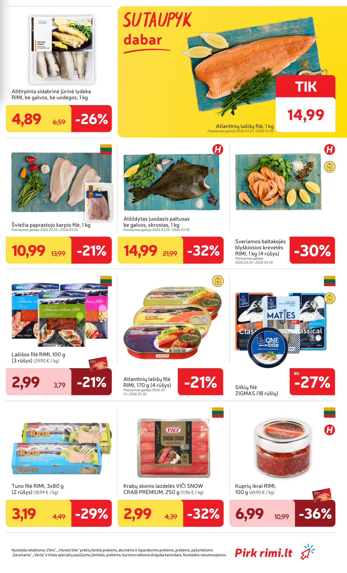 Rimi - RIMI Savaitinis akcijų leidinys Nr. 13 | 2026-03-24 - 2026-03-30 11 puslapis