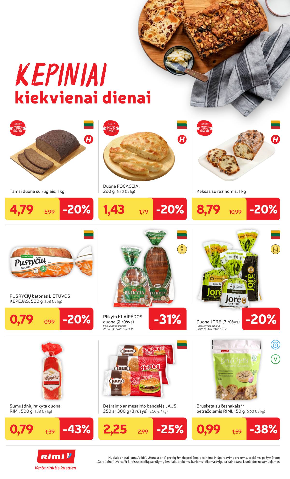 Rimi - RIMI Savaitinis akcijų leidinys Nr. 13 | 2026-03-24 - 2026-03-30 14 puslapis