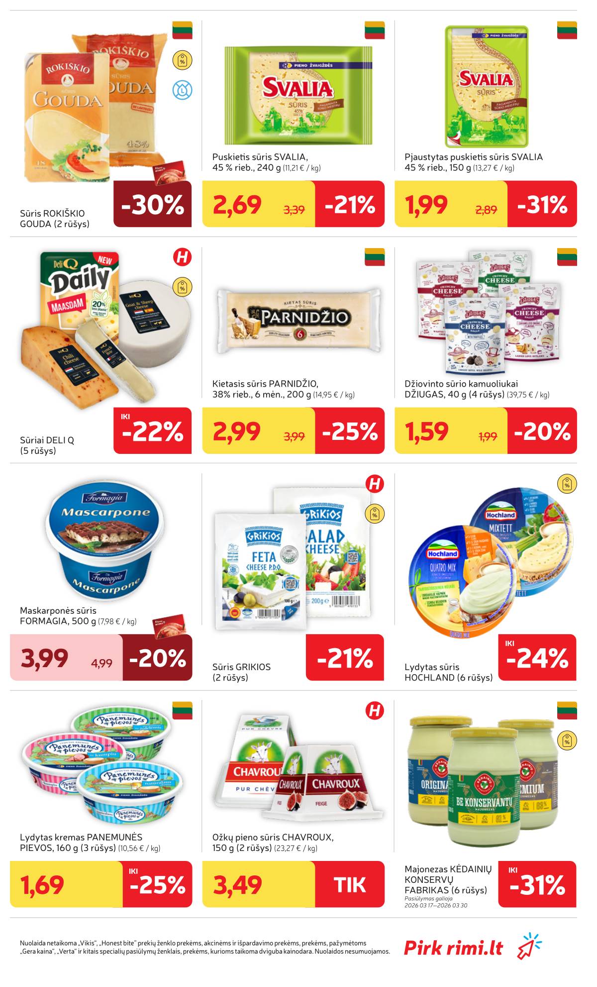 Rimi - RIMI Savaitinis akcijų leidinys Nr. 13 | 2026-03-24 - 2026-03-30 19 puslapis