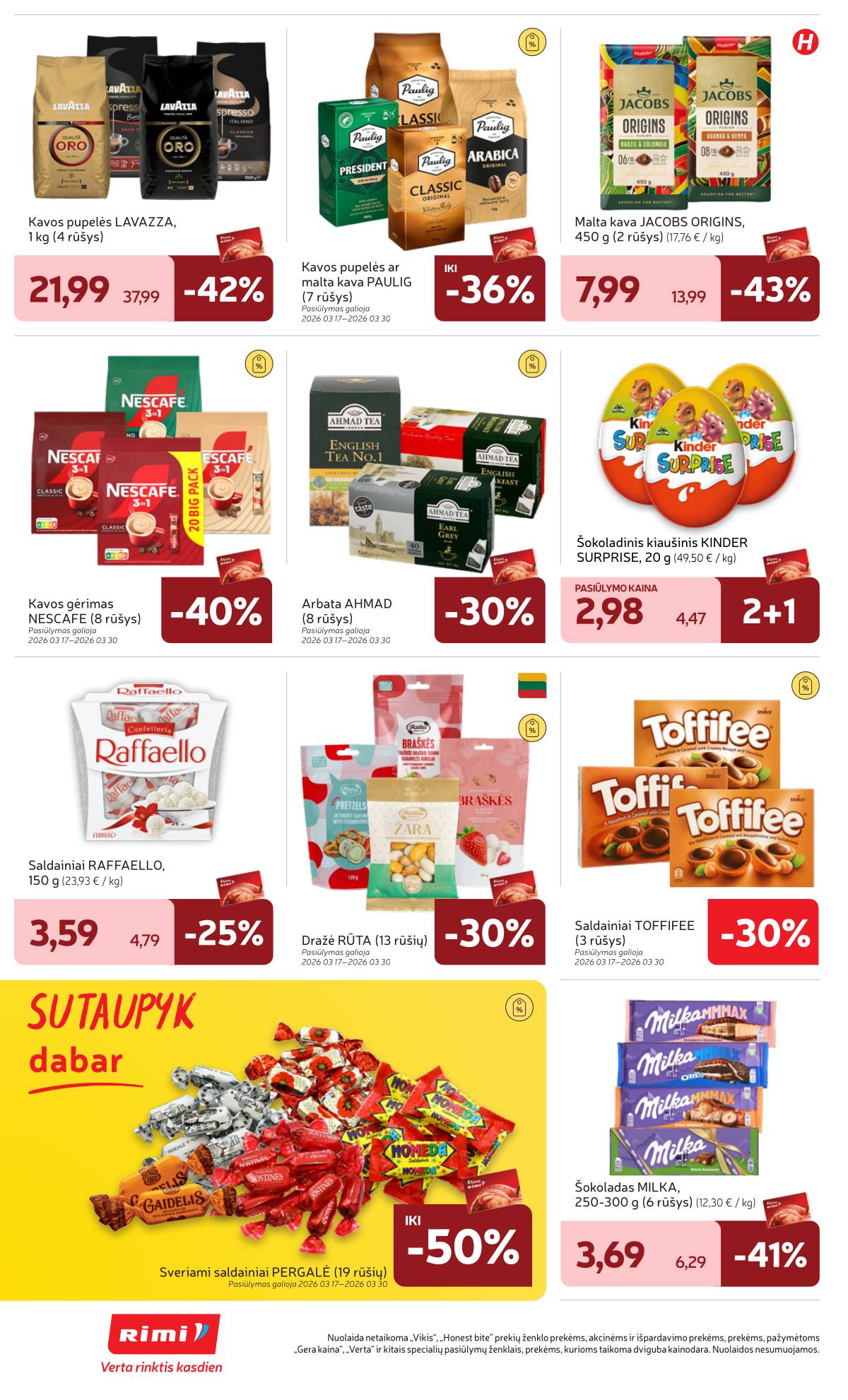 Rimi - RIMI Savaitinis akcijų leidinys Nr. 13 | 2026-03-24 - 2026-03-30 22 puslapis