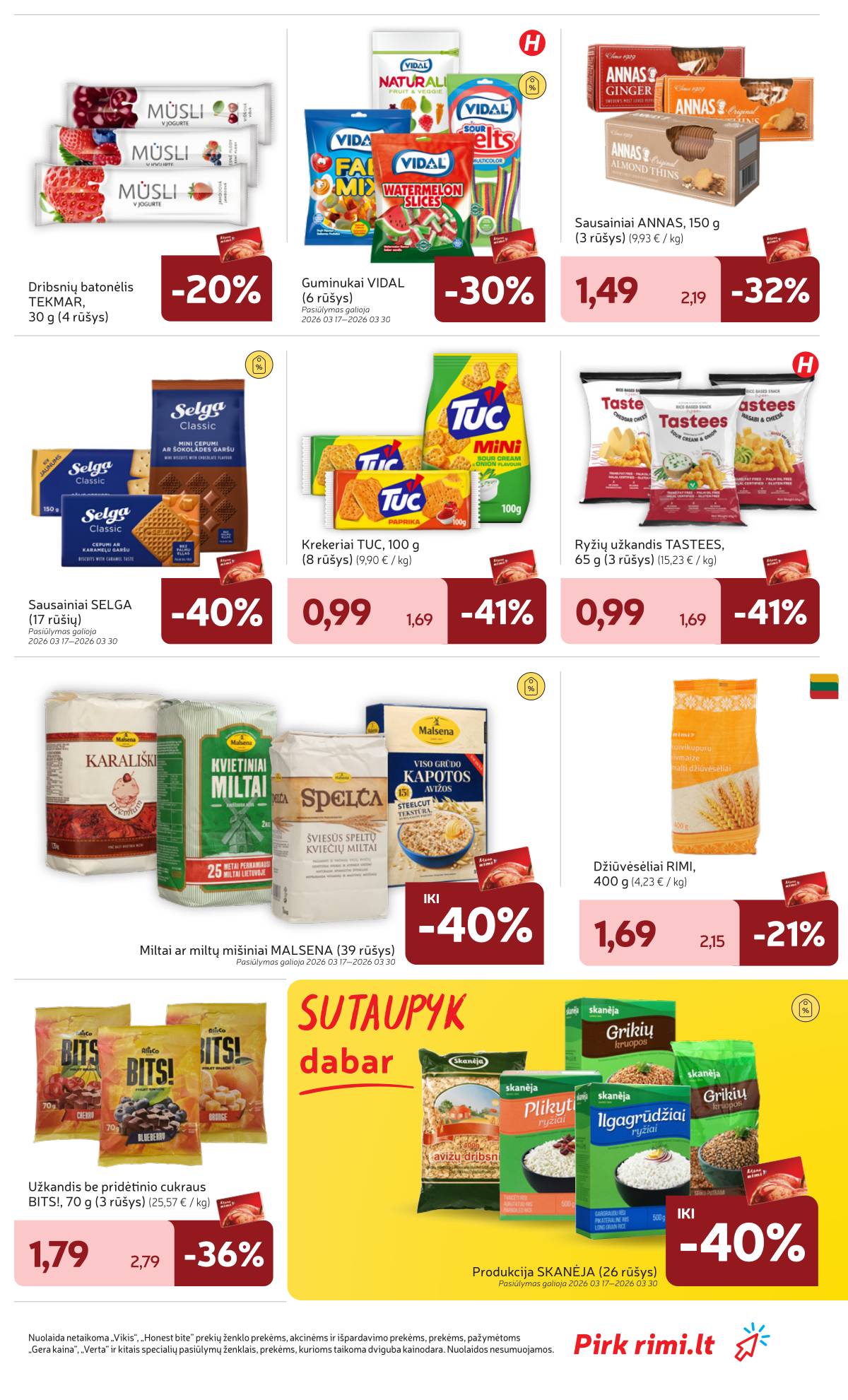 Rimi - RIMI Savaitinis akcijų leidinys Nr. 13 | 2026-03-24 - 2026-03-30 23 puslapis