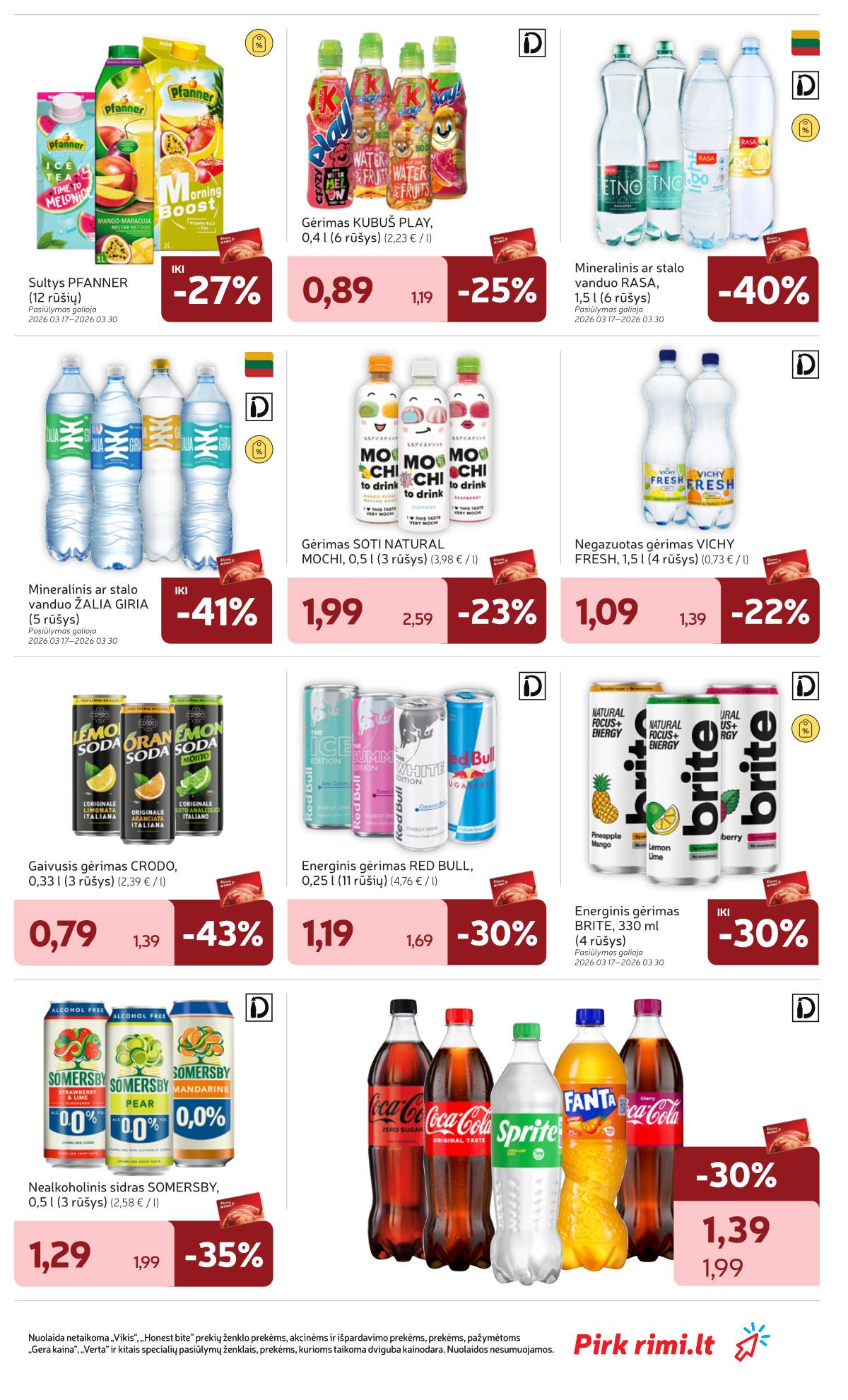 Rimi - RIMI Savaitinis akcijų leidinys Nr. 13 | 2026-03-24 - 2026-03-30 31 puslapis