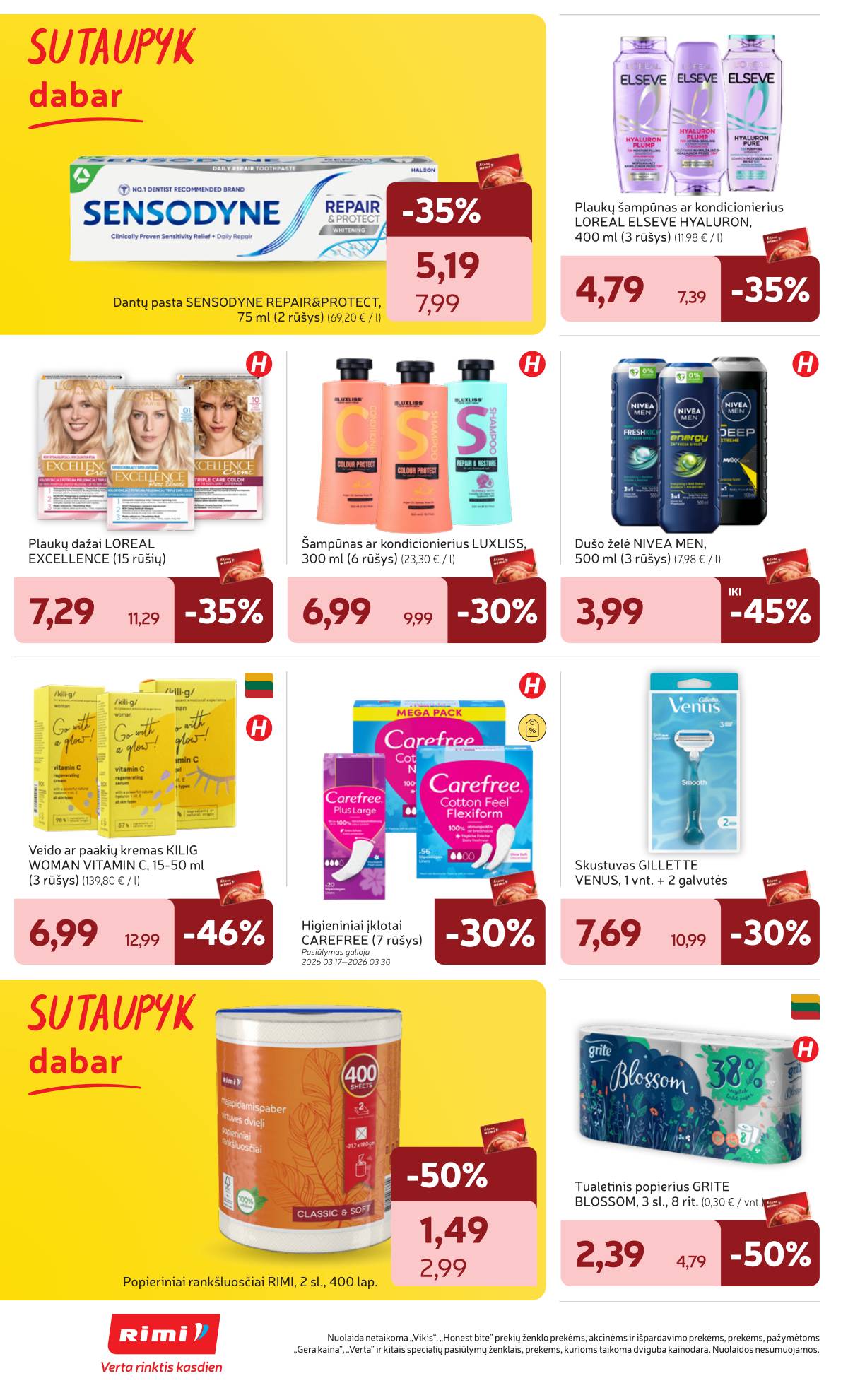 Rimi - RIMI Savaitinis akcijų leidinys Nr. 13 | 2026-03-24 - 2026-03-30 32 puslapis
