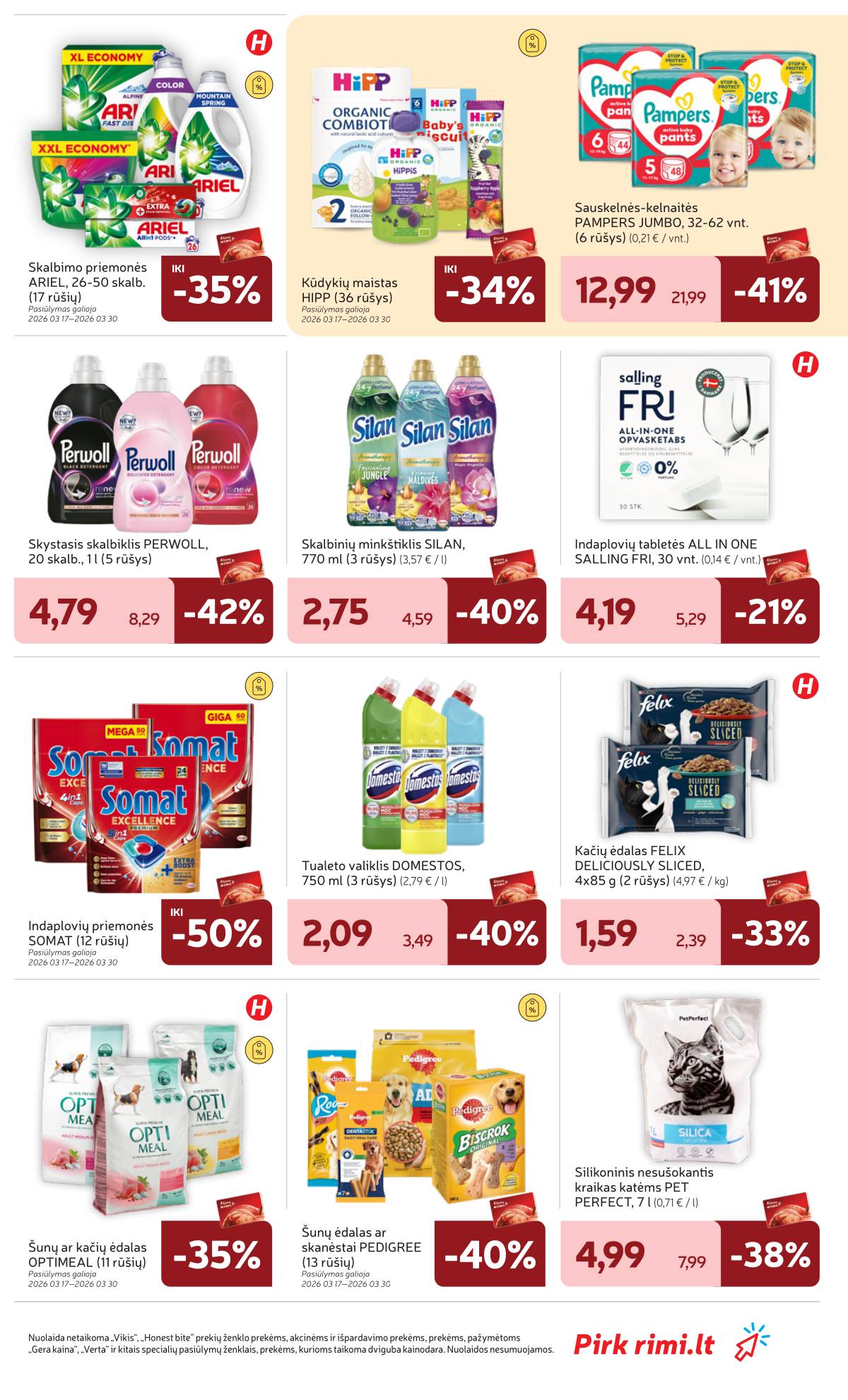 Rimi - RIMI Savaitinis akcijų leidinys Nr. 13 | 2026-03-24 - 2026-03-30 33 puslapis
