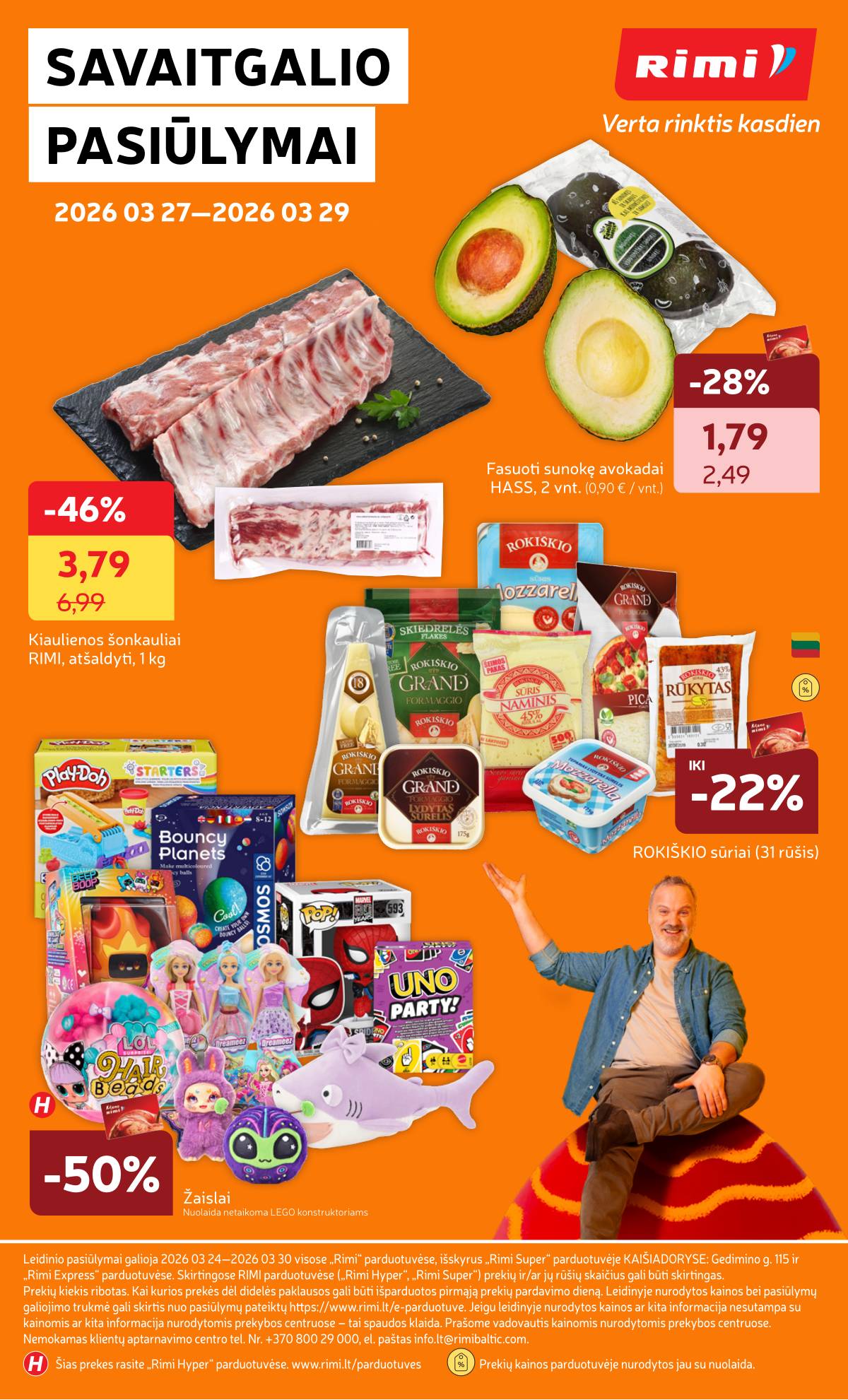 Rimi - RIMI Savaitinis akcijų leidinys Nr. 13 | 2026-03-24 - 2026-03-30 38 puslapis