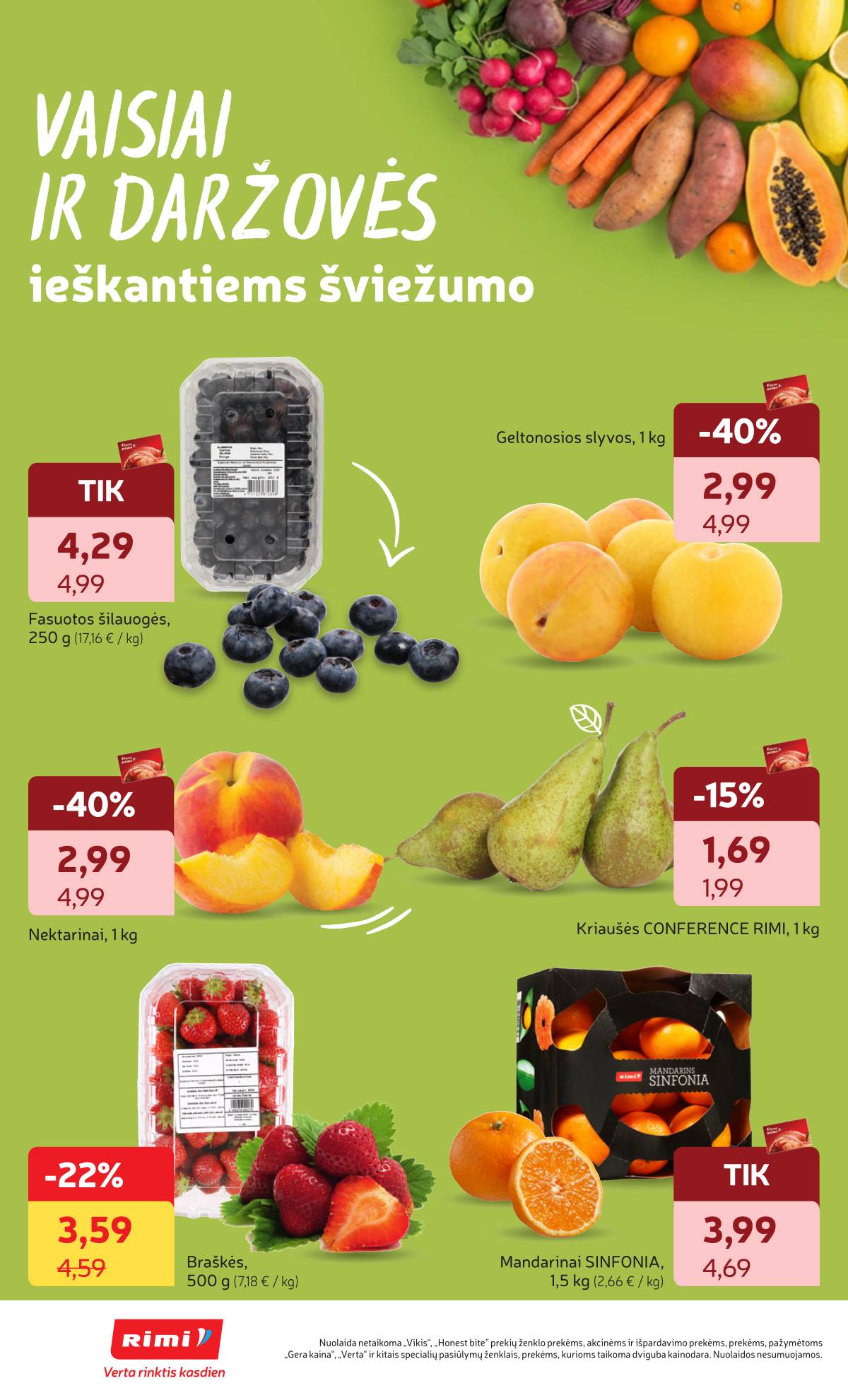 Rimi - RIMI Savaitinis akcijų leidinys Nr. 13 | 2026-03-24 - 2026-03-30 6 puslapis