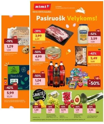 Rimi - RIMI Savaitinis akcijų leidinys Nr. 14 | 2026-03-31 - 2026-04-06 2026-03-31 – 2026-04-06