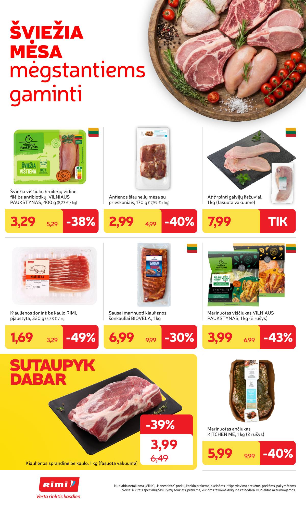 Rimi - RIMI Savaitinis akcijų leidinys Nr. 14 | 2026-03-31 - 2026-04-06 12 puslapis