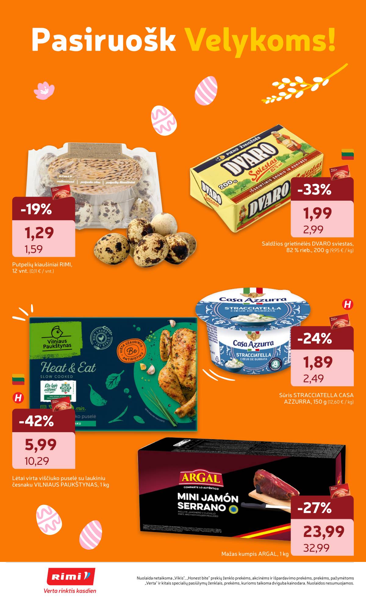 Rimi - RIMI Savaitinis akcijų leidinys Nr. 14 | 2026-03-31 - 2026-04-06 2 puslapis