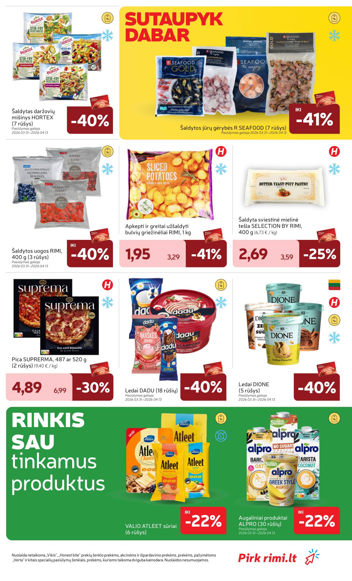 Rimi - RIMI Savaitinis akcijų leidinys Nr. 14 | 2026-03-31 - 2026-04-06 23 puslapis