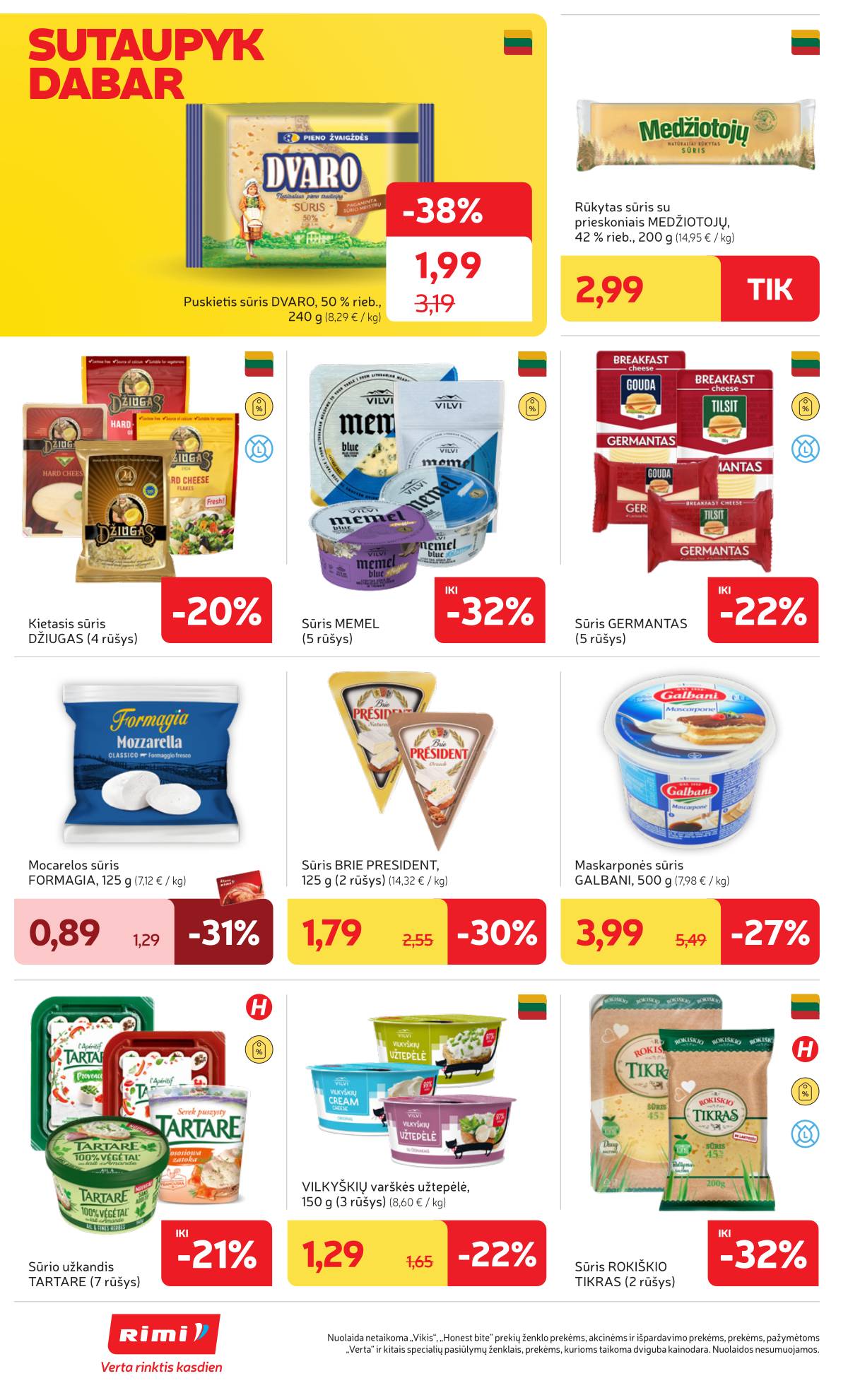 Rimi - RIMI Savaitinis akcijų leidinys Nr. 14 | 2026-03-31 - 2026-04-06 24 puslapis