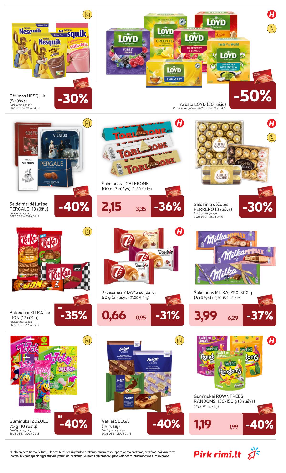 Rimi - RIMI Savaitinis akcijų leidinys Nr. 14 | 2026-03-31 - 2026-04-06 27 puslapis