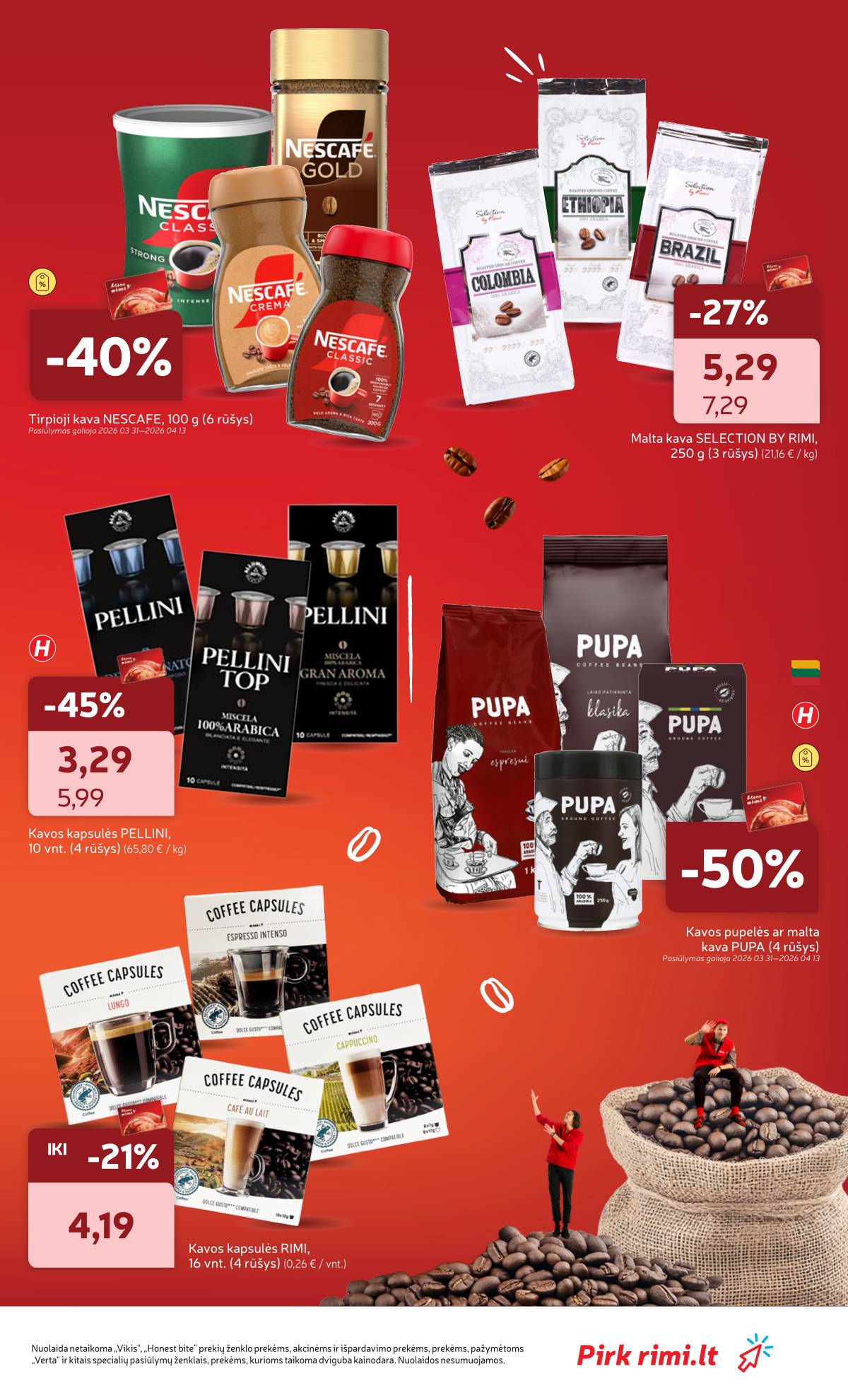 Rimi - RIMI Savaitinis akcijų leidinys Nr. 14 | 2026-03-31 - 2026-04-06 31 puslapis