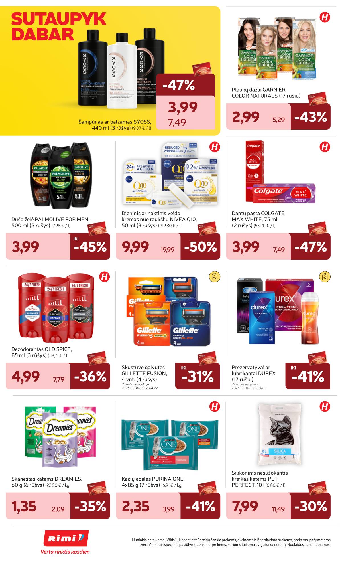 Rimi - RIMI Savaitinis akcijų leidinys Nr. 14 | 2026-03-31 - 2026-04-06 34 puslapis