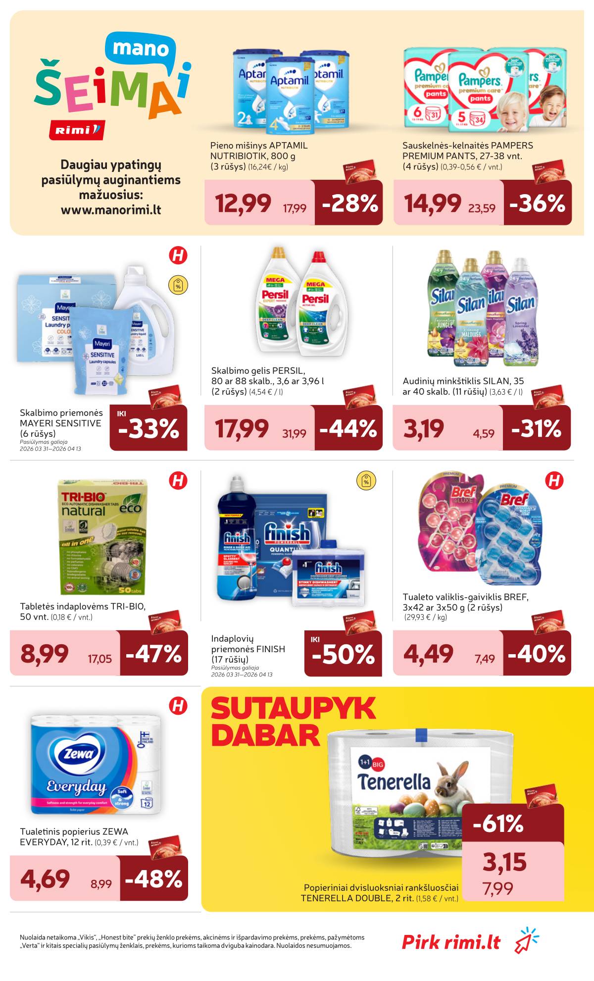 Rimi - RIMI Savaitinis akcijų leidinys Nr. 14 | 2026-03-31 - 2026-04-06 35 puslapis