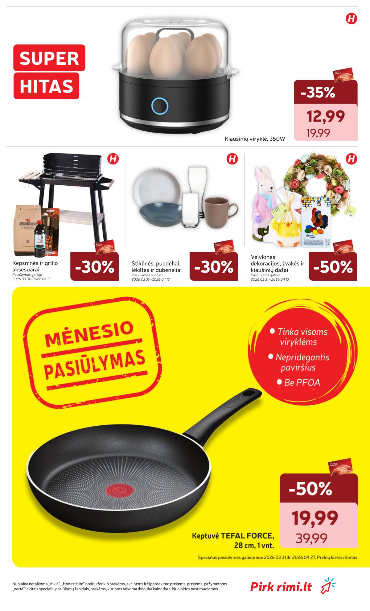 Rimi - RIMI Savaitinis akcijų leidinys Nr. 14 | 2026-03-31 - 2026-04-06 37 puslapis