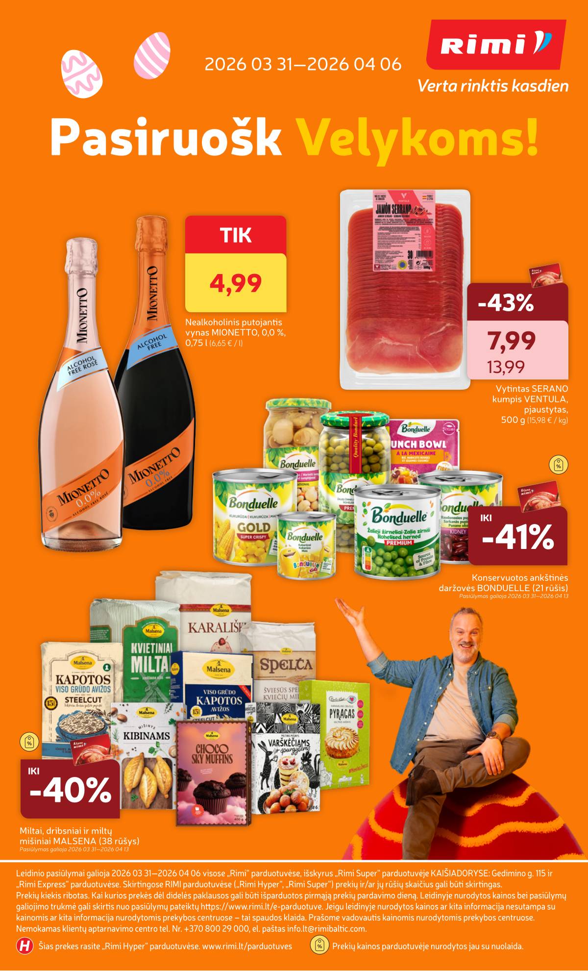 Rimi - RIMI Savaitinis akcijų leidinys Nr. 14 | 2026-03-31 - 2026-04-06 39 puslapis