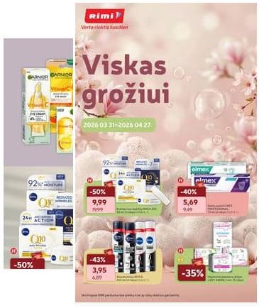 Rimi - RIMI GROŽIO prekių katalogas Nr. 04 2026-03-31 – 2026-04-27