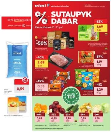 Rimi - RIMI Savaitinis akcijų leidinys Nr. 15 | 2026-04-07 - 2026-04-13 2026-04-07 – 2026-04-13