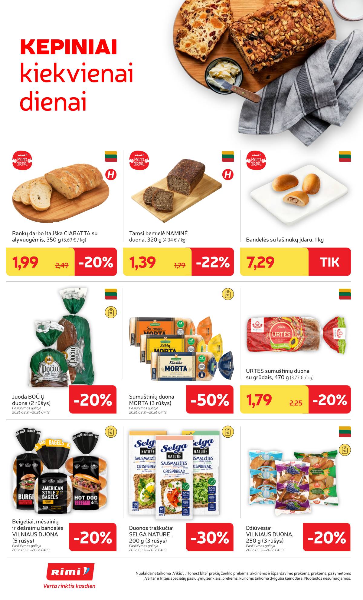 Rimi - RIMI Savaitinis akcijų leidinys Nr. 15 | 2026-04-07 - 2026-04-13 18 puslapis