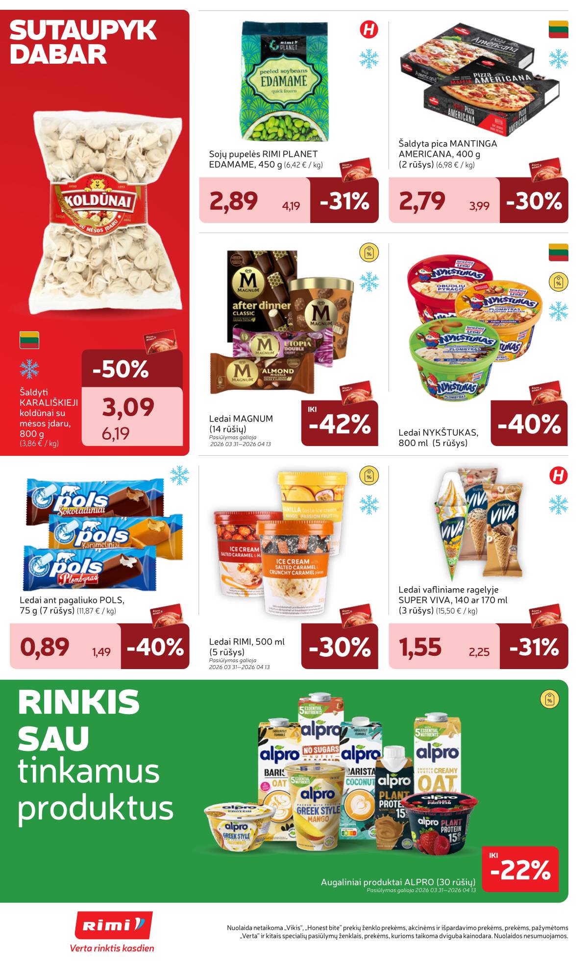 Rimi - RIMI Savaitinis akcijų leidinys Nr. 15 | 2026-04-07 - 2026-04-13 20 puslapis