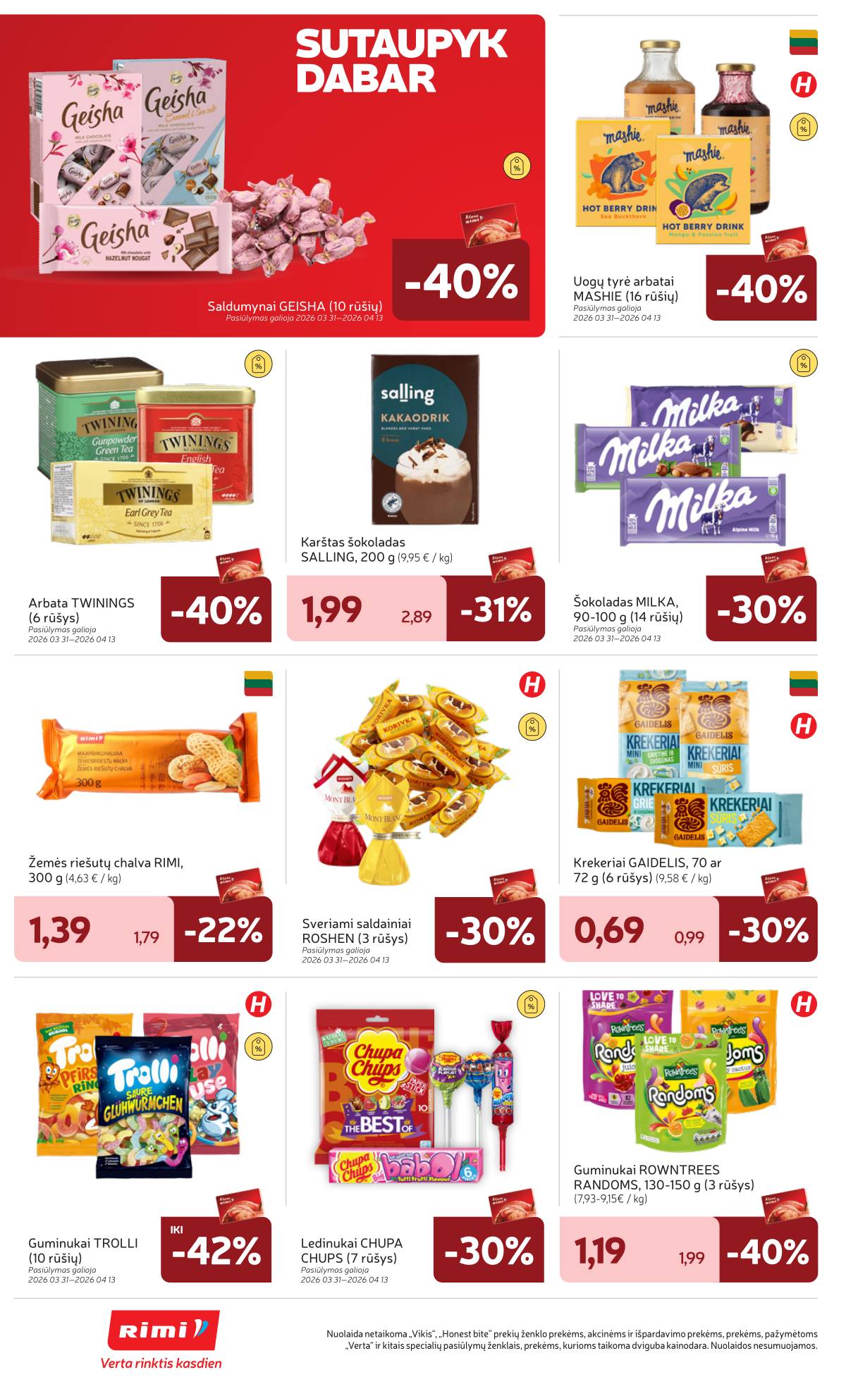 Rimi - RIMI Savaitinis akcijų leidinys Nr. 15 | 2026-04-07 - 2026-04-13 24 puslapis