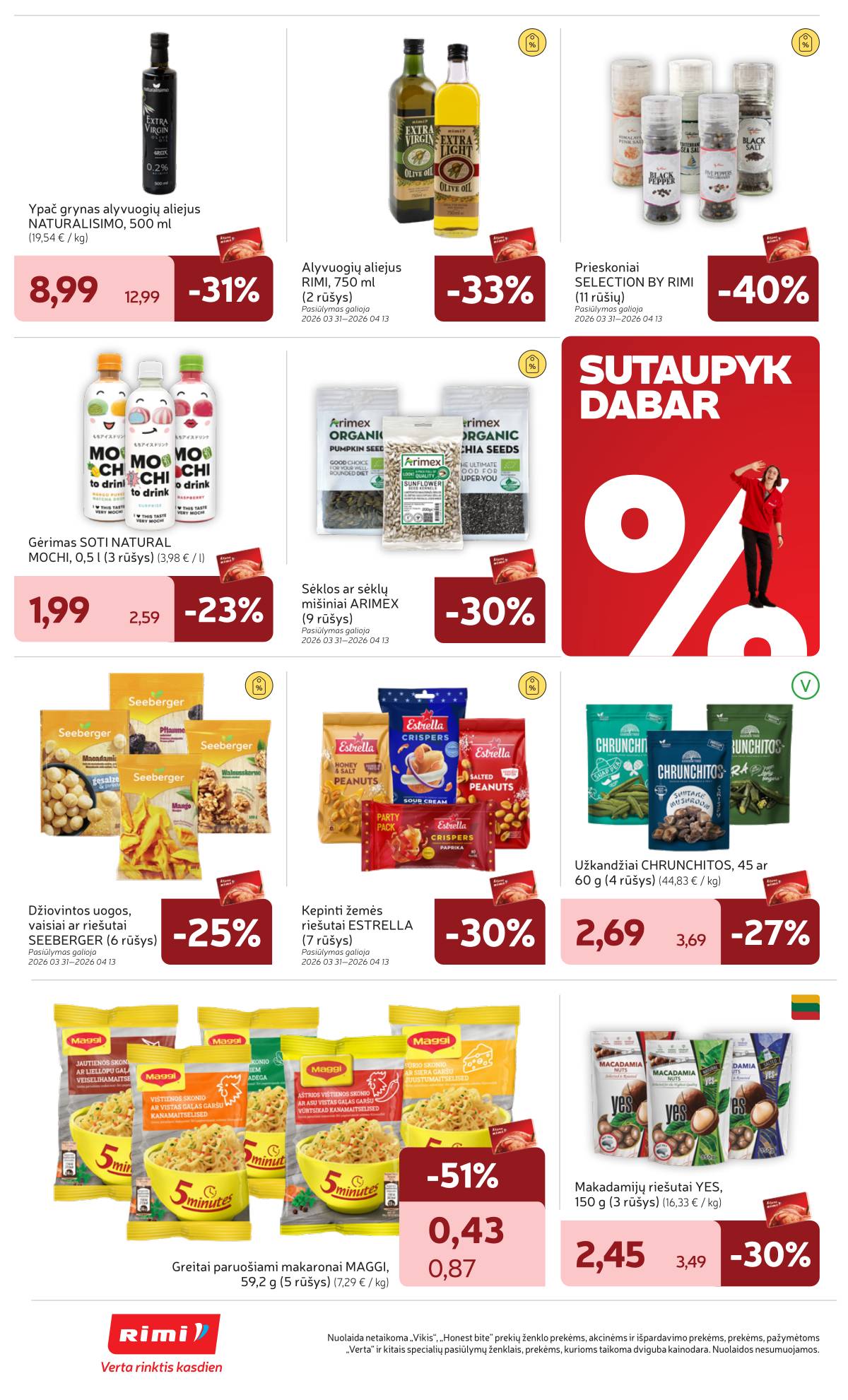 Rimi - RIMI Savaitinis akcijų leidinys Nr. 15 | 2026-04-07 - 2026-04-13 26 puslapis
