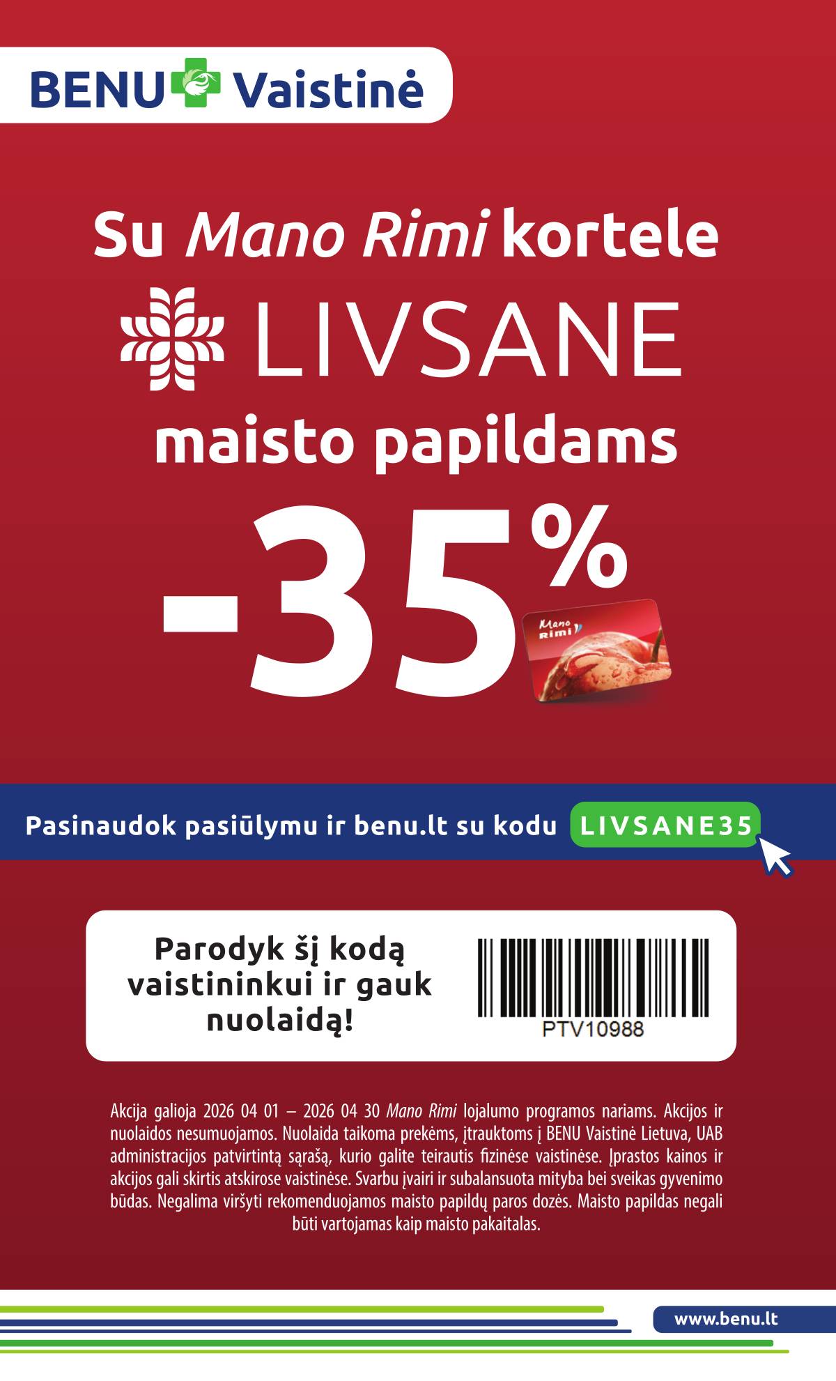 Rimi - RIMI Savaitinis akcijų leidinys Nr. 15 | 2026-04-07 - 2026-04-13 28 puslapis