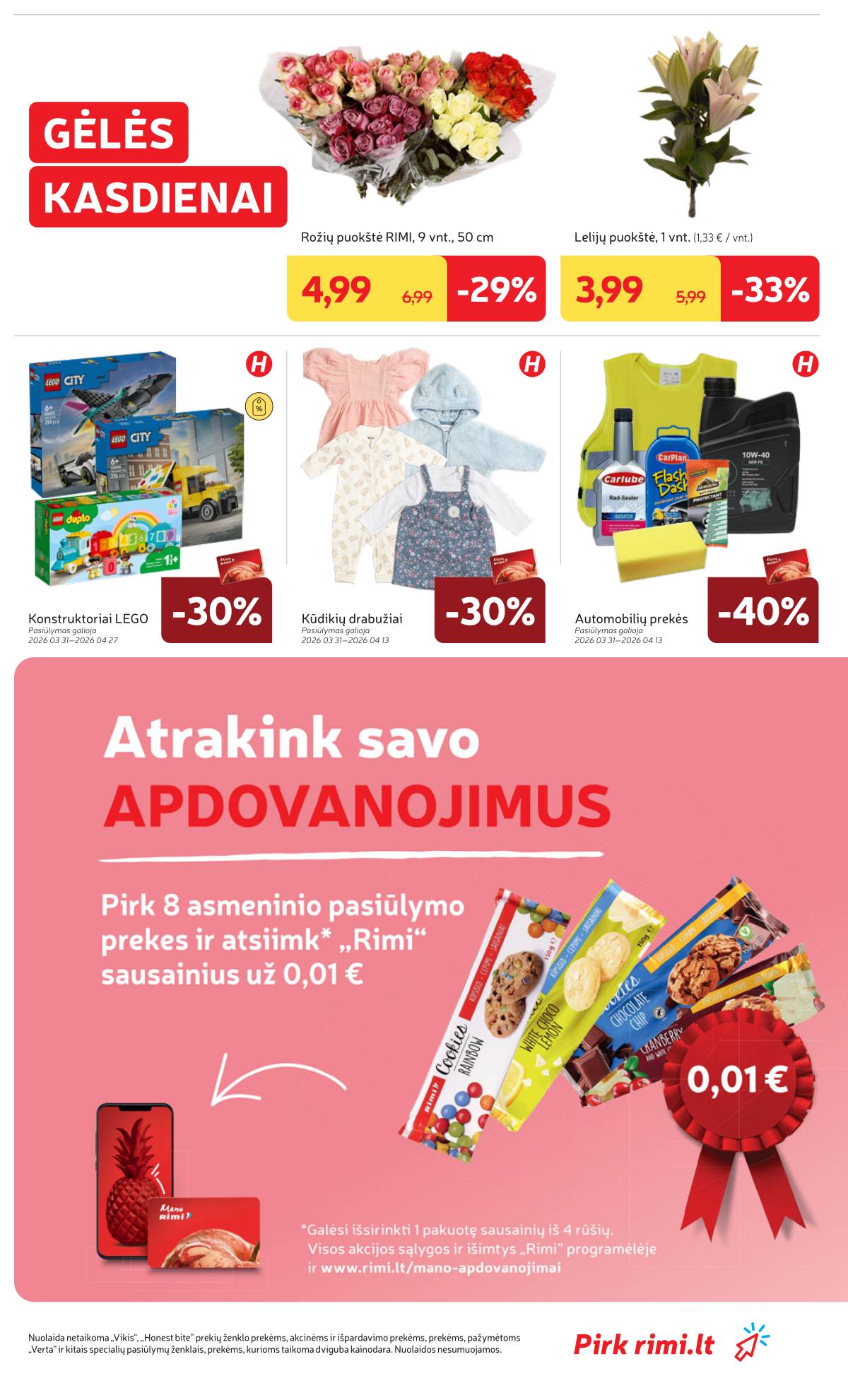 Rimi - RIMI Savaitinis akcijų leidinys Nr. 15 | 2026-04-07 - 2026-04-13 33 puslapis