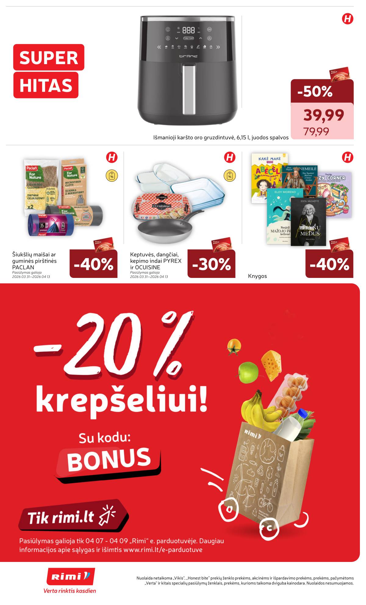 Rimi - RIMI Savaitinis akcijų leidinys Nr. 15 | 2026-04-07 - 2026-04-13 34 puslapis