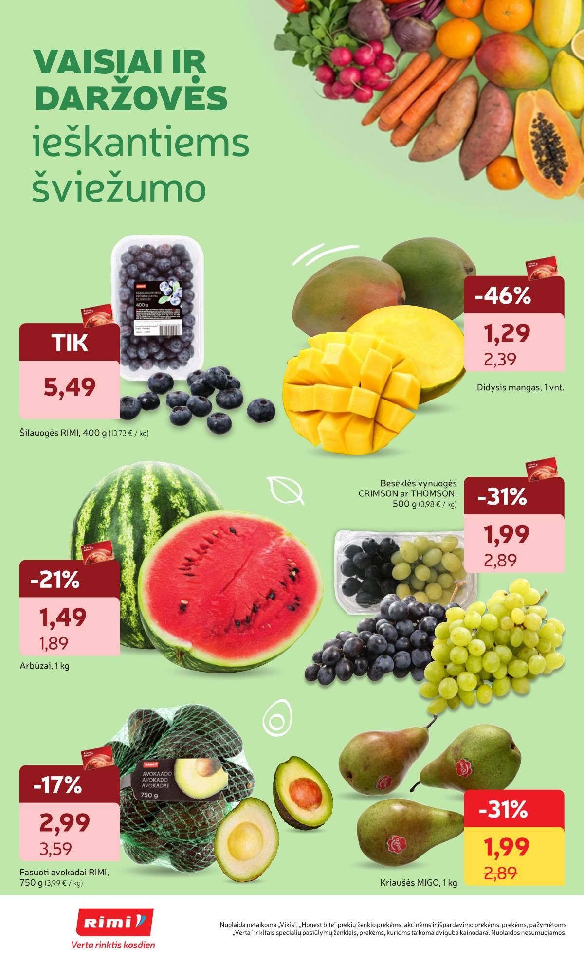 Rimi - RIMI Savaitinis akcijų leidinys Nr. 15 | 2026-04-07 - 2026-04-13 8 puslapis