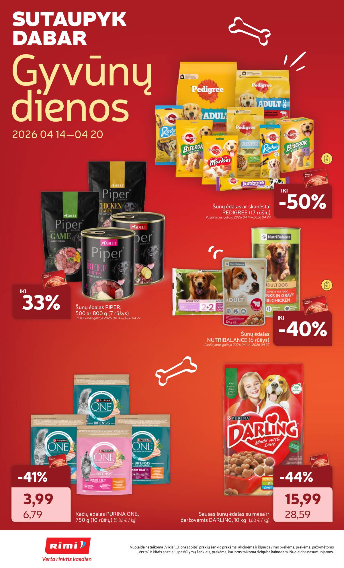 Rimi - RIMI Savaitinis akcijų leidinys Nr. 16 | 2026-04-14 - 2026-04-20 12 puslapis