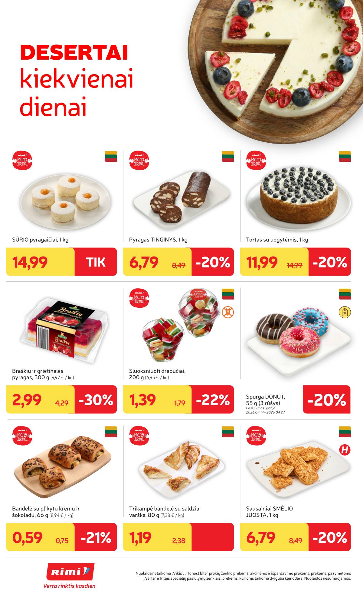 Rimi - RIMI Savaitinis akcijų leidinys Nr. 16 | 2026-04-14 - 2026-04-20 16 puslapis