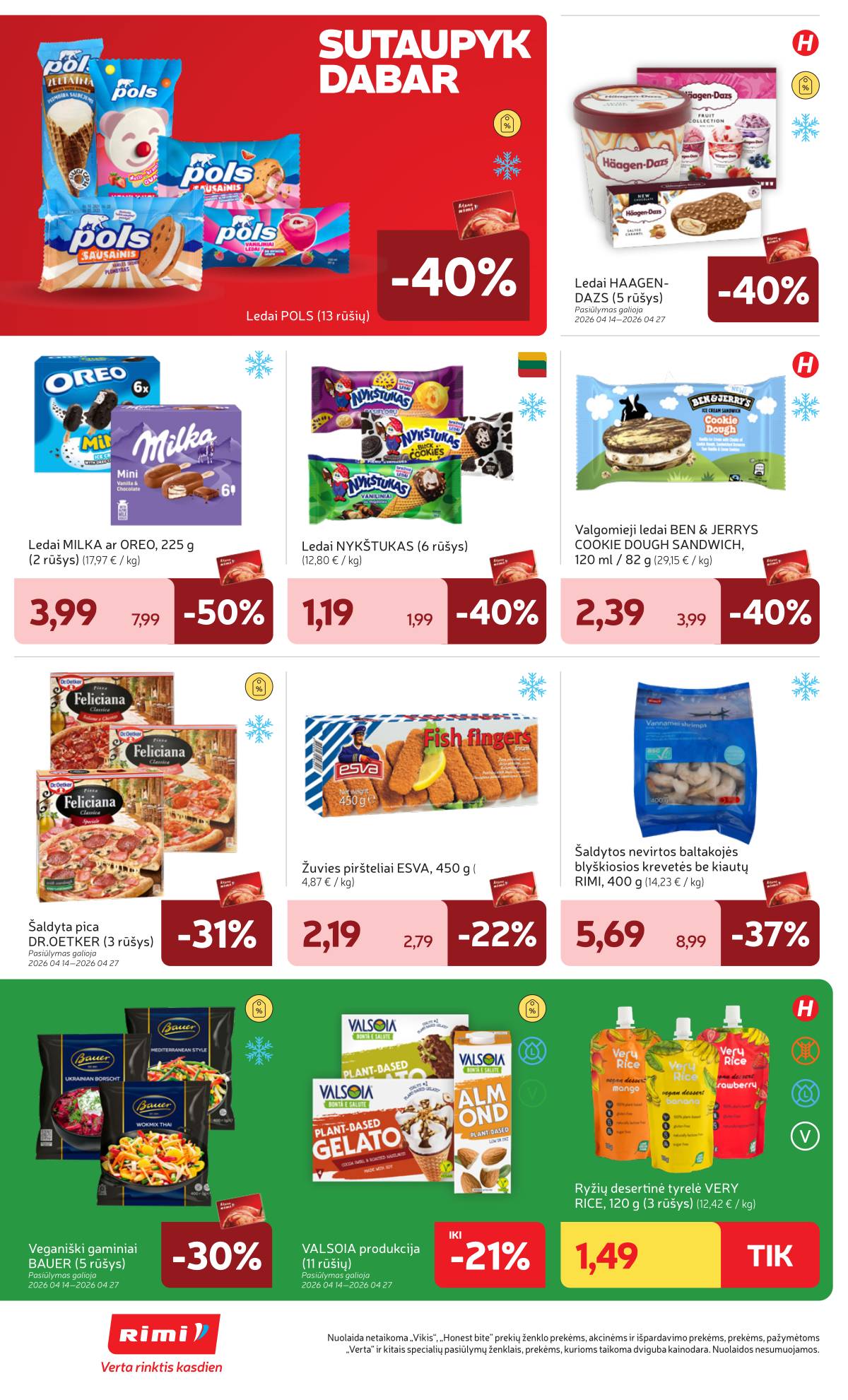 Rimi - RIMI Savaitinis akcijų leidinys Nr. 16 | 2026-04-14 - 2026-04-20 20 puslapis