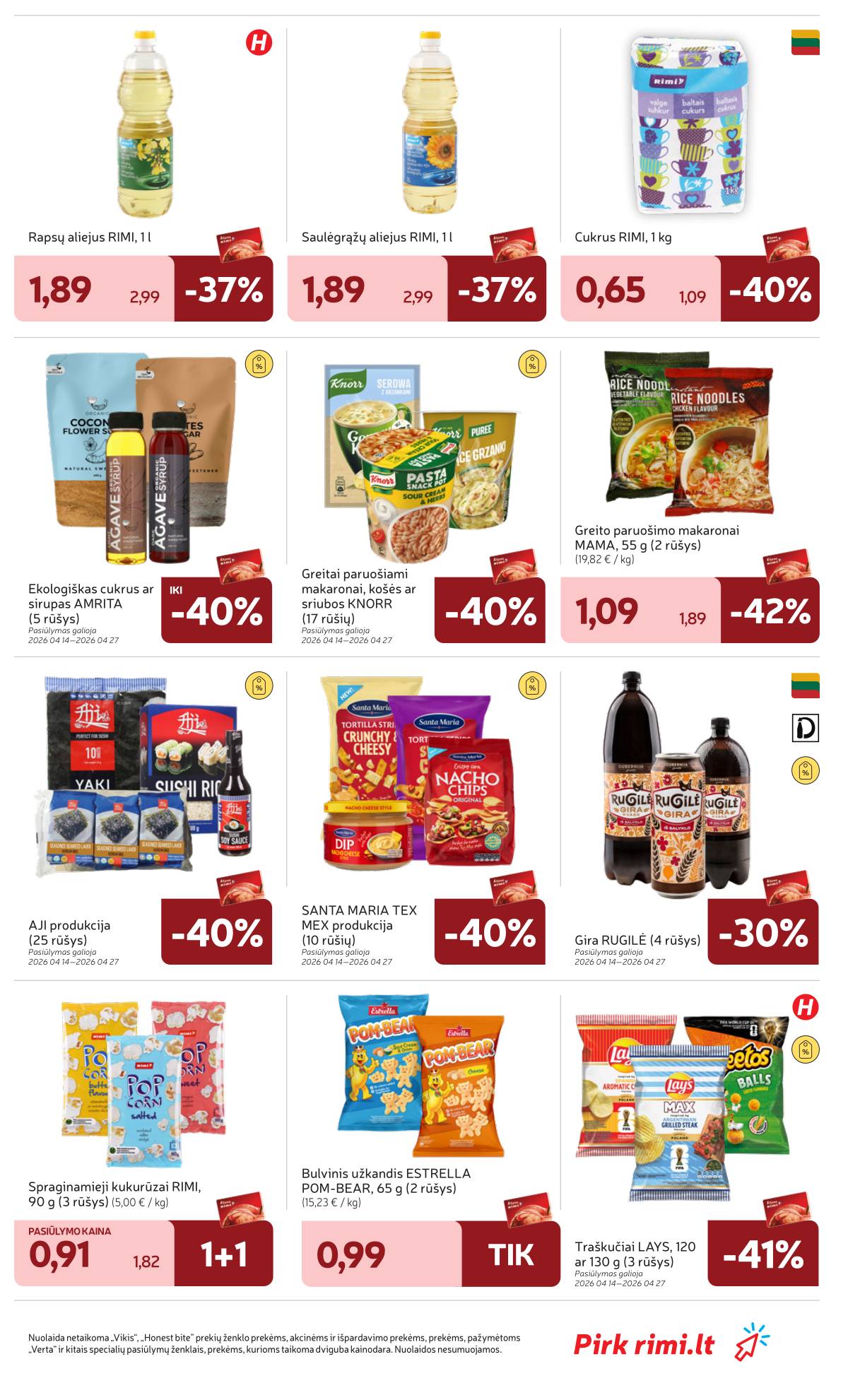 Rimi - RIMI Savaitinis akcijų leidinys Nr. 16 | 2026-04-14 - 2026-04-20 27 puslapis